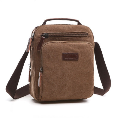 Vintage England Style Canvas Messenger Bag – Premium Crossbody Shoulder Bag